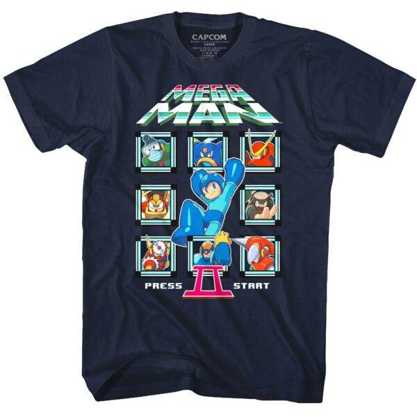 Megaman 2 Start Screen T-Shirt