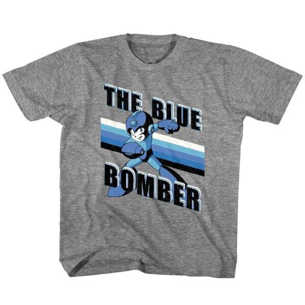 Megaman Blue Bomber Stripes T-Shirt