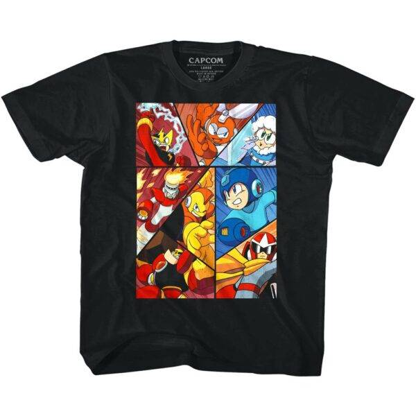Megaman Robot Collage T-Shirt