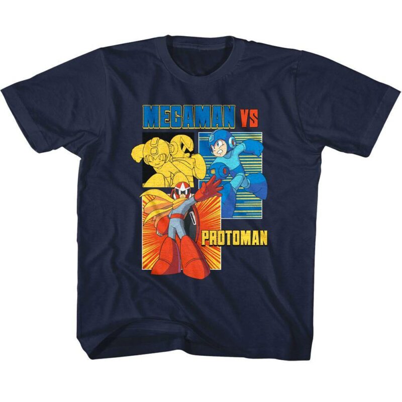 MegaMan versus Protoman T-Shirt