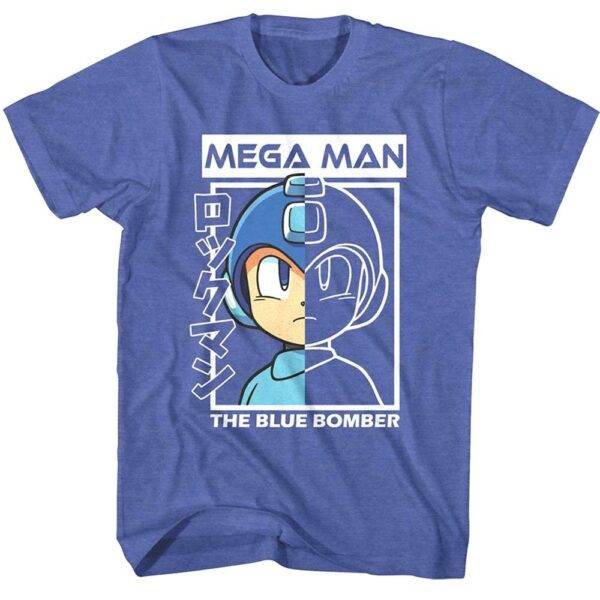 Megaman Blue Bomber Halves T-Shirt