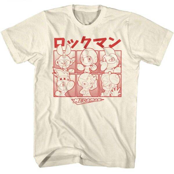 Megaman Chibi Characters T-Shirt