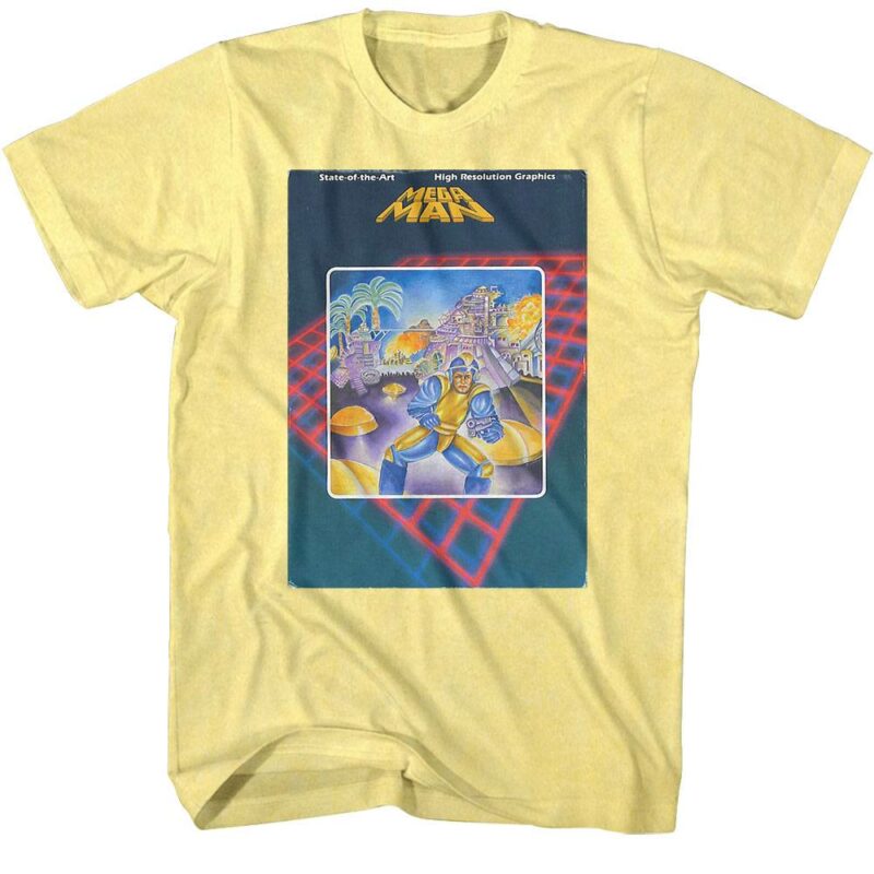 Megaman Vintage Game Cover T-Shirt