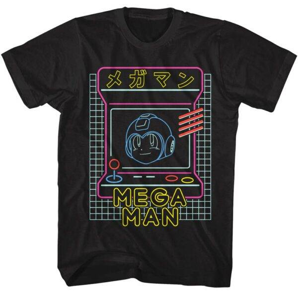 Megaman Neon Arcade T-Shirt