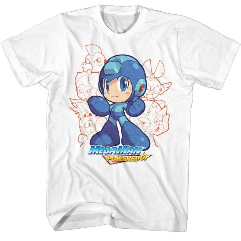 Megaman Powered Up Chibis T-Shirt