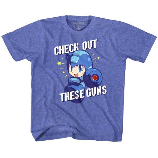 Megaman Check Out These Guns T-Shirt