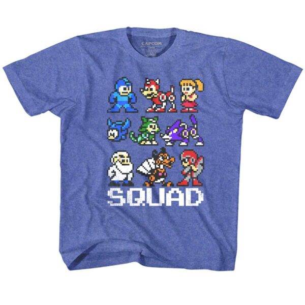 Megaman Pixel Squad T-Shirt