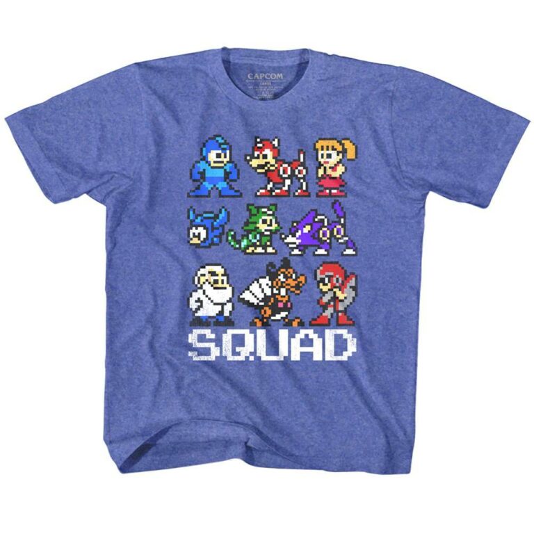 Megaman Pixel Squad T-Shirt