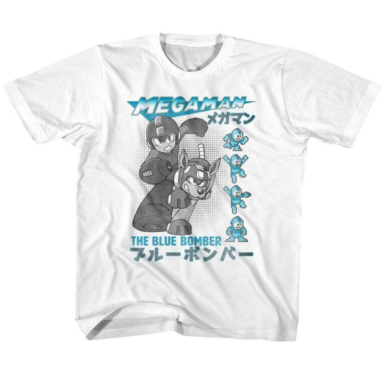 Megaman Rokkuman Blue Bomber T-Shirt