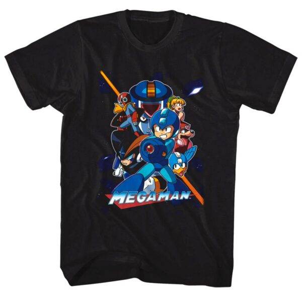 MegaMan Character Collage T-Shirt