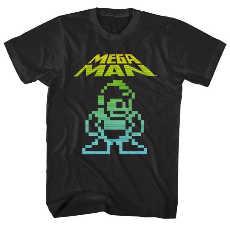 Megaman Pixel Player T-Shirt