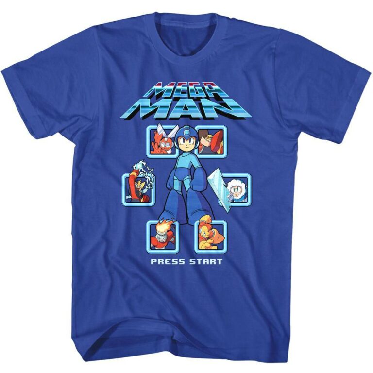 Megaman Start Screen T-Shirt