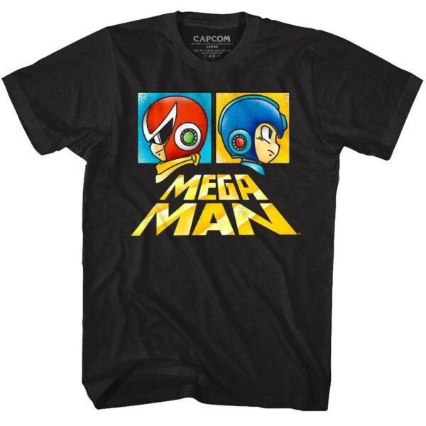 Megaman v Proto Man Men's T Shirt