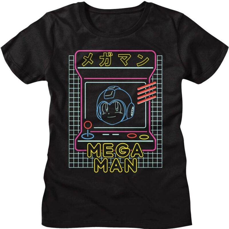 Megaman Neon Arcade T-Shirt