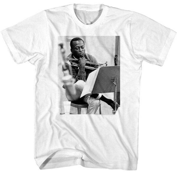 Miles Davis in Recording Studio Men's T Shirt