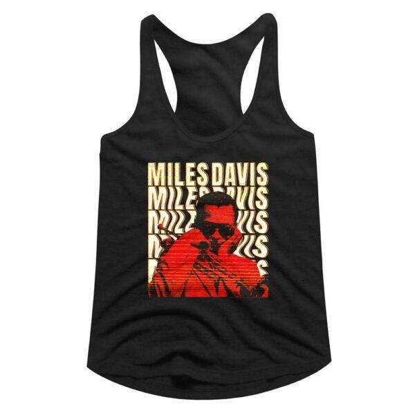 Miles Davis Warped Trumpet Women's Tank Top