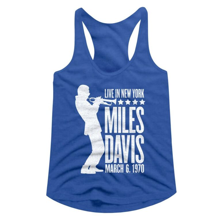 Miles Davis Trumpet Silhouette Women’s Tank Top