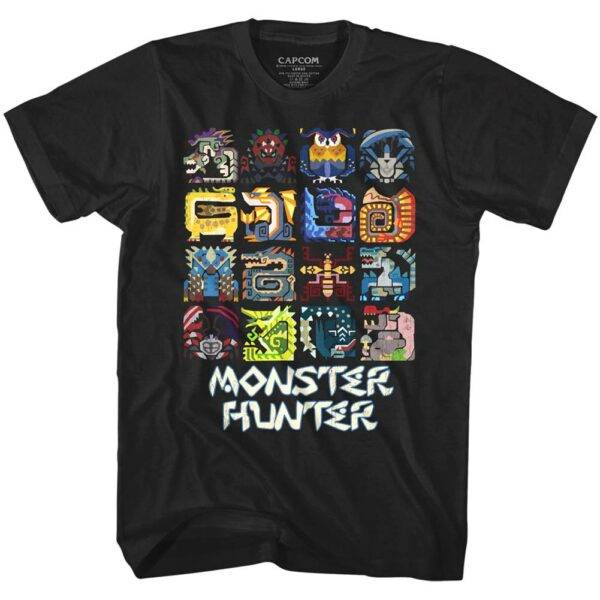 Monster Hunter Beast Symbols T-Shirt