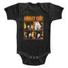 Motley Crue Fire Barbed Wire Baby Onesie