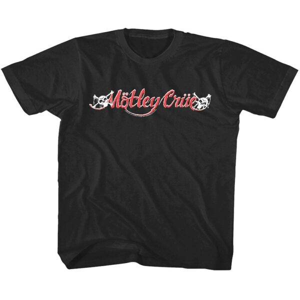 Motley Crue Rock Band Logo Kids T Shirt