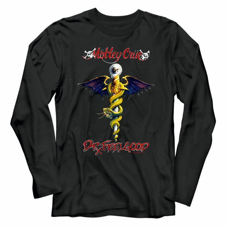 Motley Crue Dr Feelgood Men’s Long Sleeve T Shirt