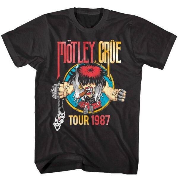 Motley Crue Allister Fiend Tour 1987 Men’s T Shirt