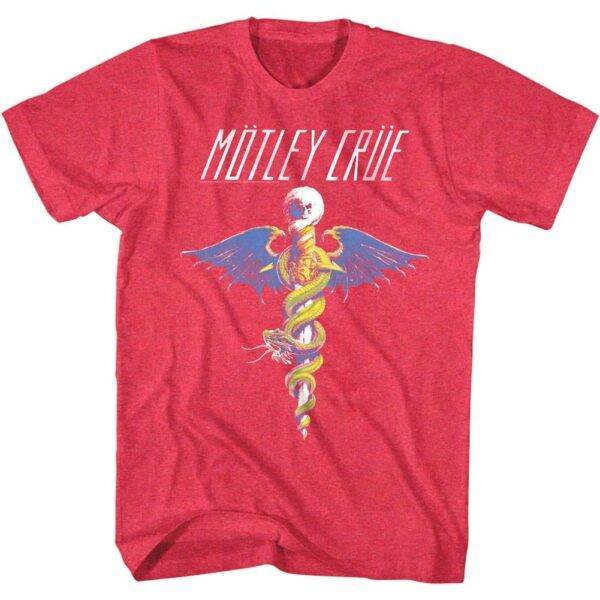 Motley Crue Dr Feelgood Men’s Red T Shirt