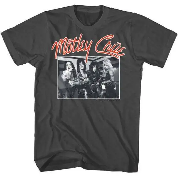 Motley Crue Stand & Deliver Photo Men’s T Shirt