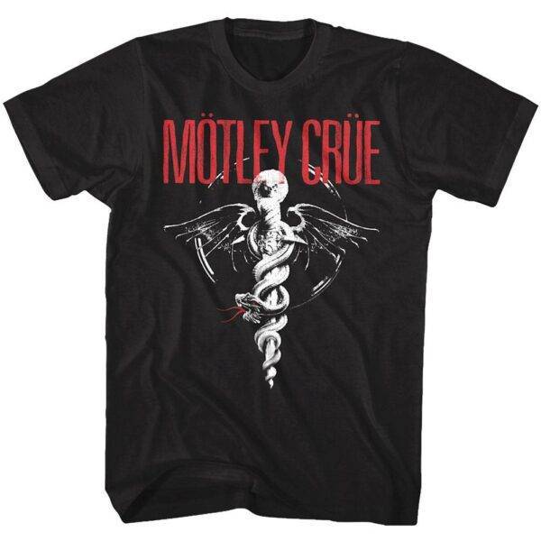 Motley Crue Dr Feelgood Snake Men’s T Shirt