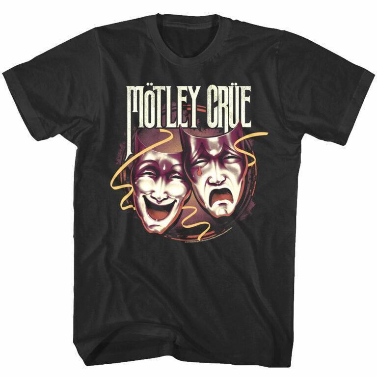 Motley Crue Theatre of Pain Drama Masks Men’s T Shirt