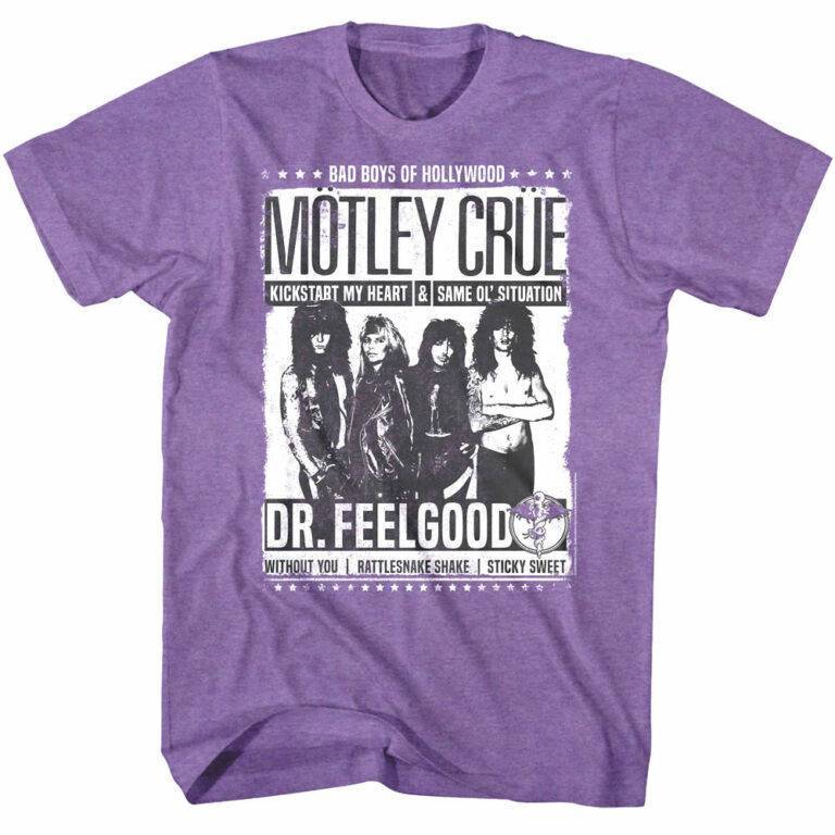 Motley Crue Dr Feelgood Tracklist Men’s T Shirt