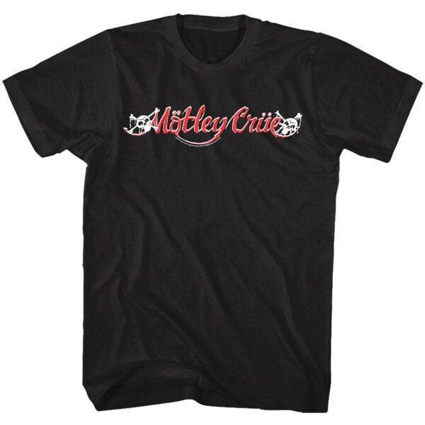 Motley Crue Rock Band Logo Men’s T Shirt