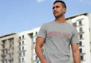 Motley Crue Vintage Band Logo Men’s T Shirt