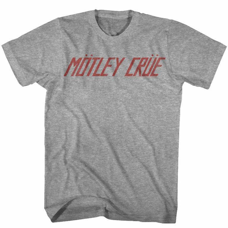 Motley Crue Vintage Band Logo Men’s T Shirt