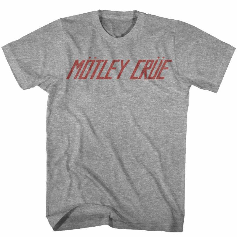 Motley Crue Vintage Band Logo Men’s T Shirt