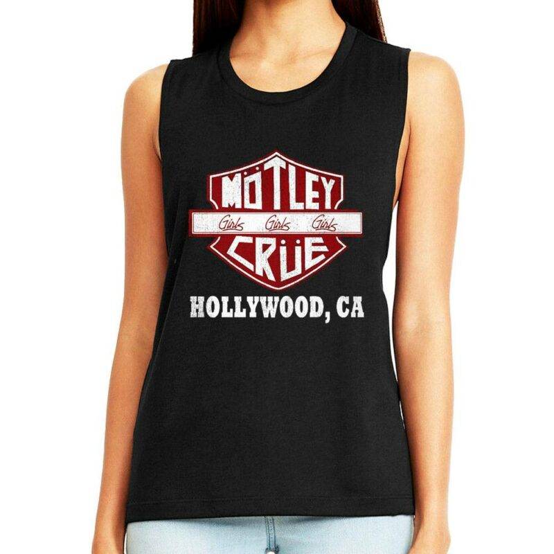 Motley Crue Girls Road Sign Women’s Tank