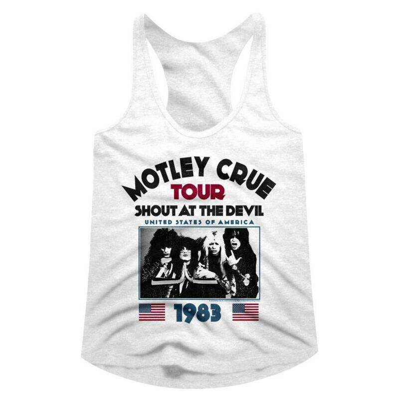 Motley Crue Shout at the Devil Tour 1983 Women’s Tank Top