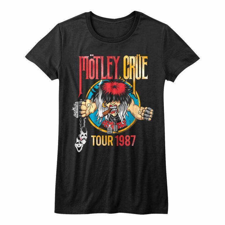 Motley Crue Allister Fiend Tour 1987 Women’s T Shirt