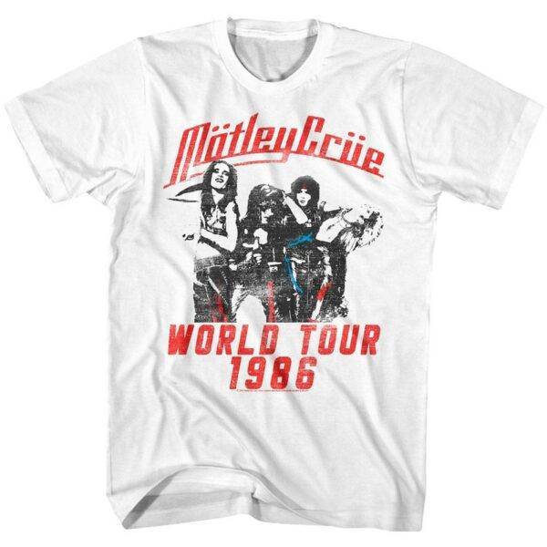 Motley Crue World Tour 1986 Men’s T Shirt