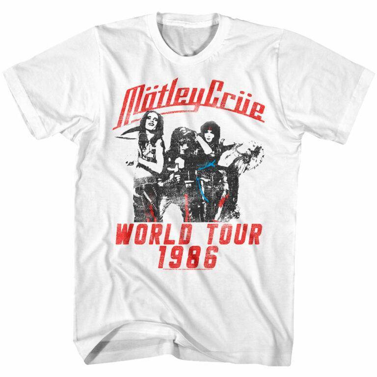 Motley Crue World Tour 1986 Men’s T Shirt