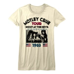 Motley Crue Shout at the Devil Tour 1983 Women’s T Shirt
