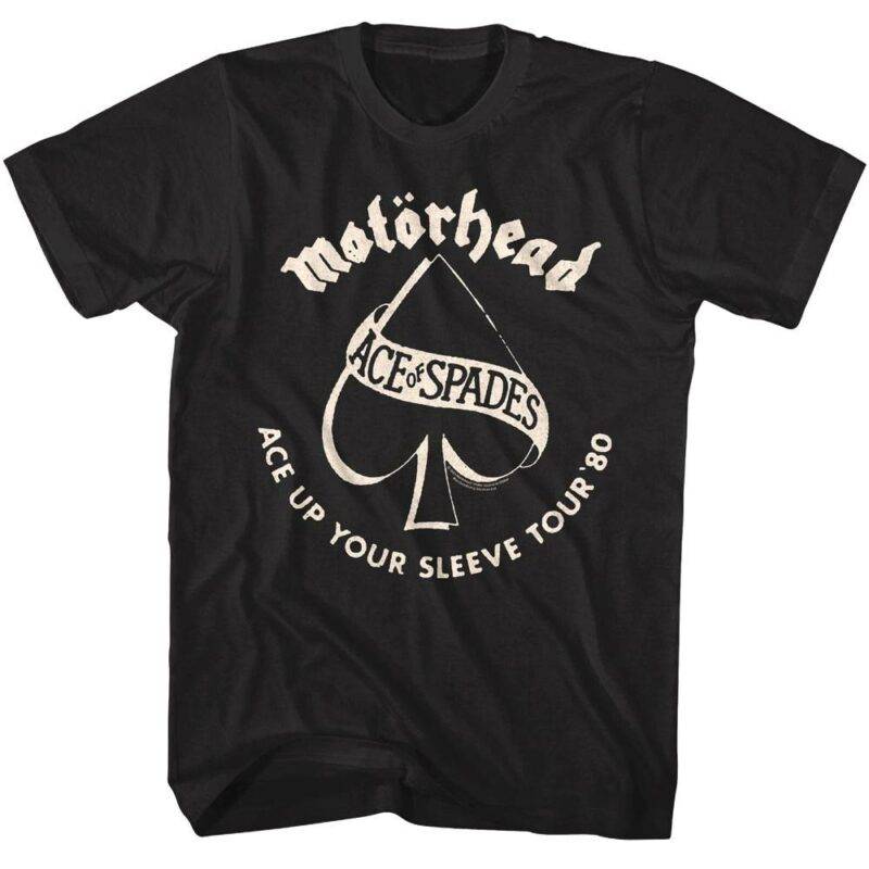 Motorhead Ace Up Your Sleeve Tour 80 Men’s T Shirt