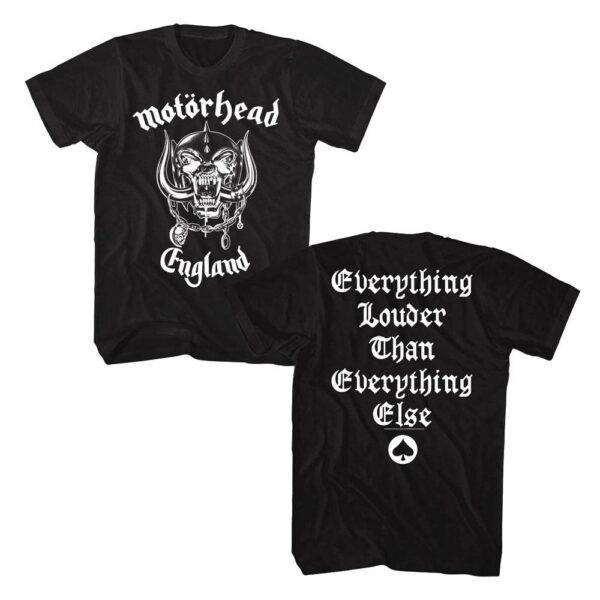 Motorhead Everything Louder Men’s T Shirt