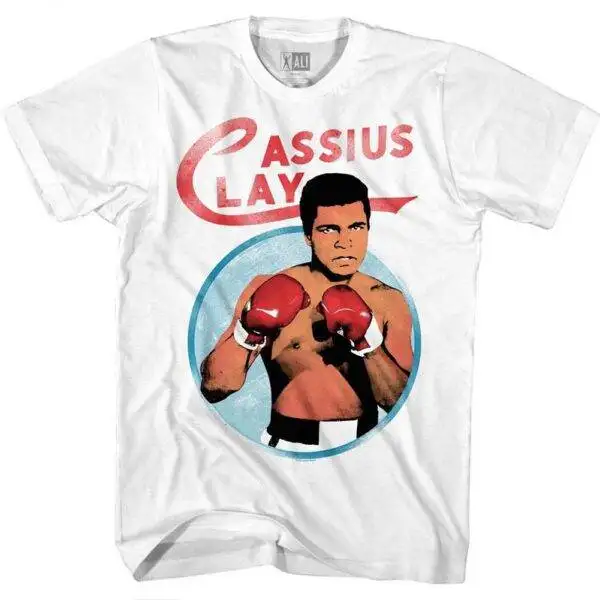 Muhammad Ali Cassius Clay Vintage Poster Men’s T Shirt