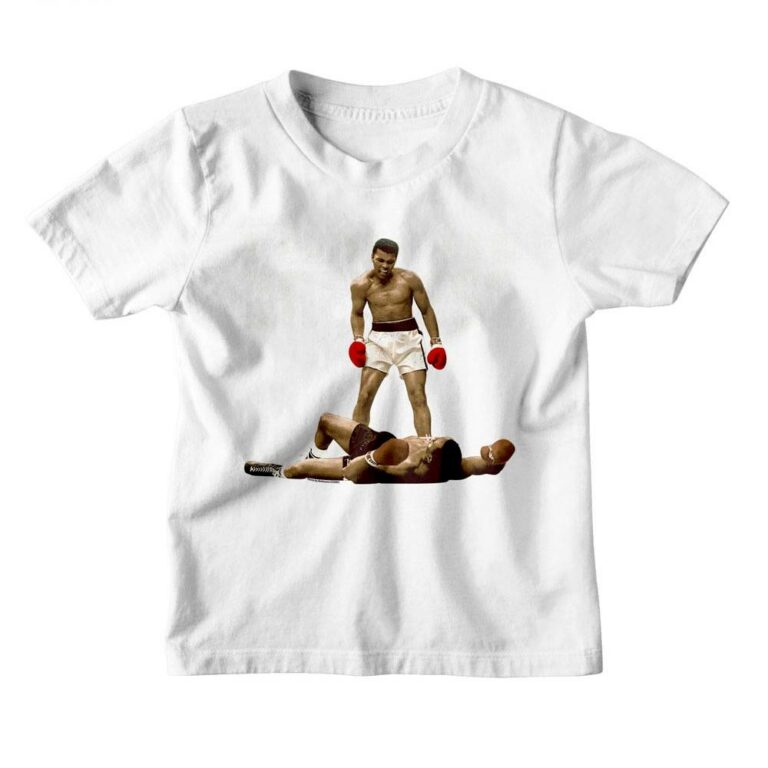 Muhammad Ali Over Sonny Liston Kids T Shirt