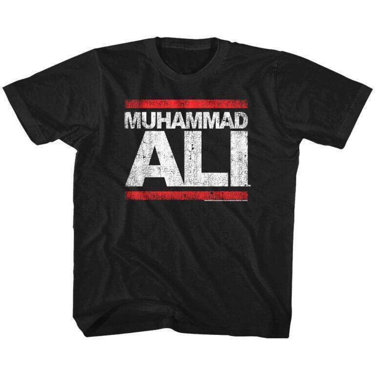 Muhammad Ali Run DMC Parody Kids T Shirt