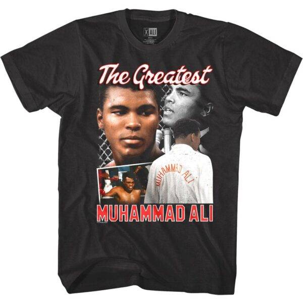 Muhammad Ali Greatest Boxer Montage Men’s T Shirt