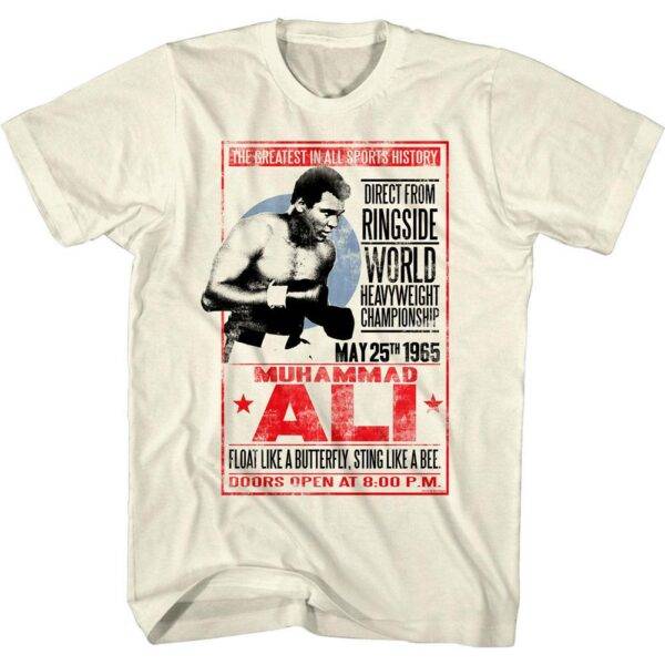 Muhammad Ali Direct From Ringside Men’s T Shirt