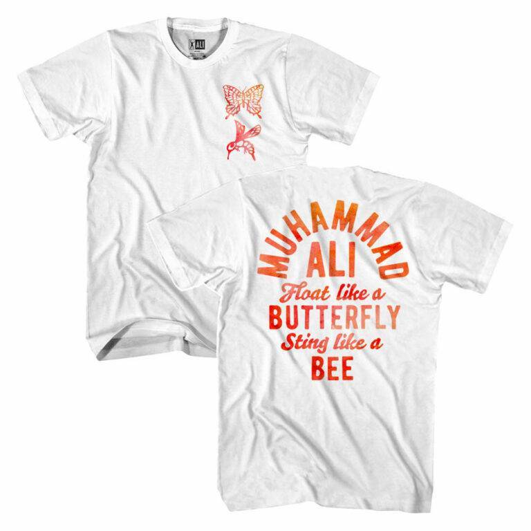 Muhammad Ali Float Like a Butterfly Sting Like a Bee Men’s T Shirt