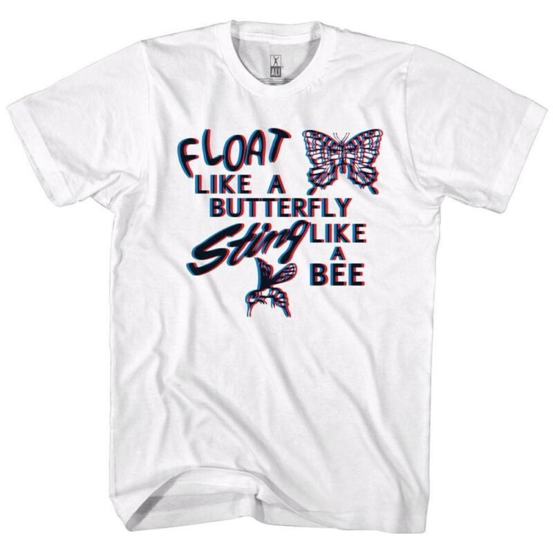 Muhammad Ali Float Like a Butterfly 3D Men’s T Shirt